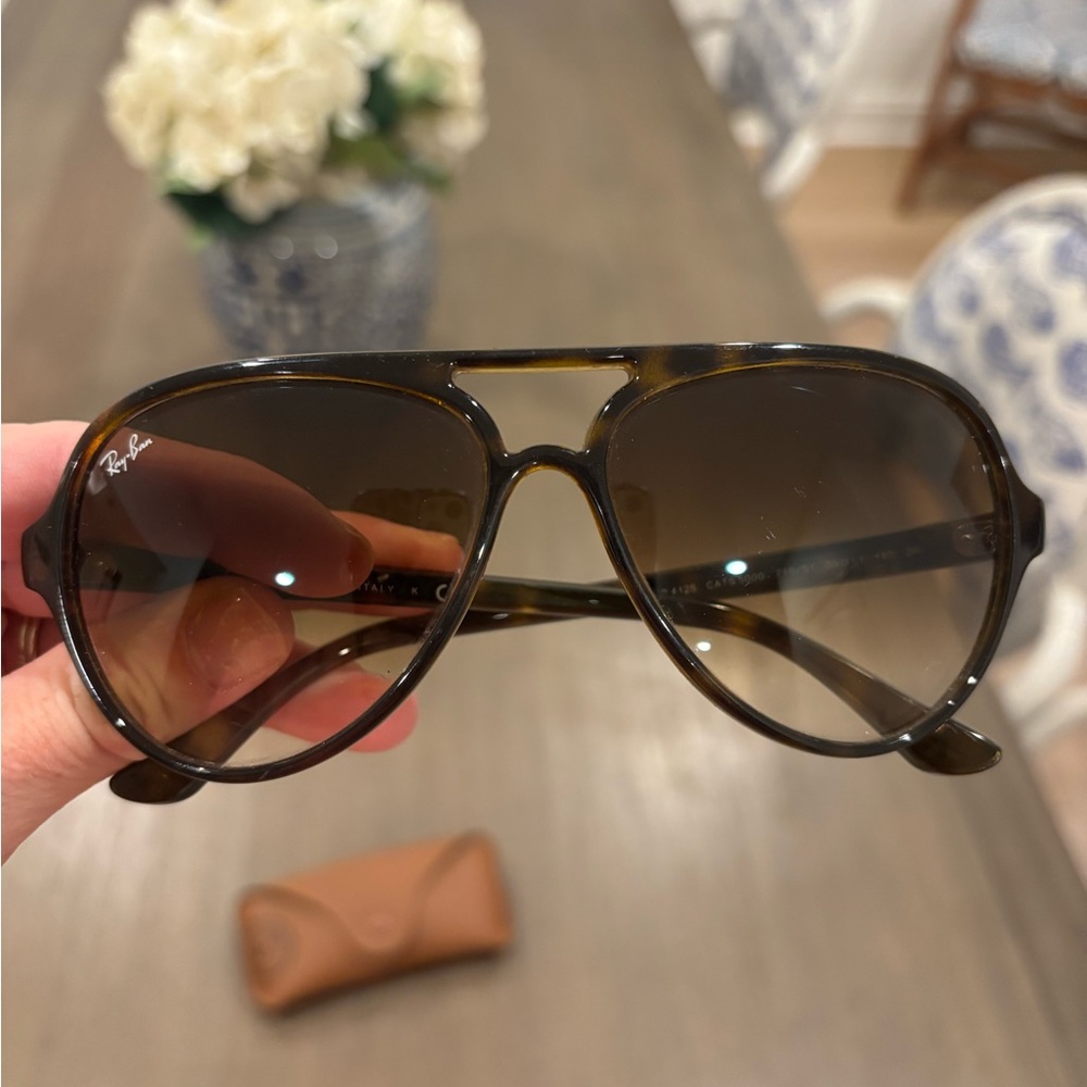 Ray-Ban Brown Aviator Sunglasses